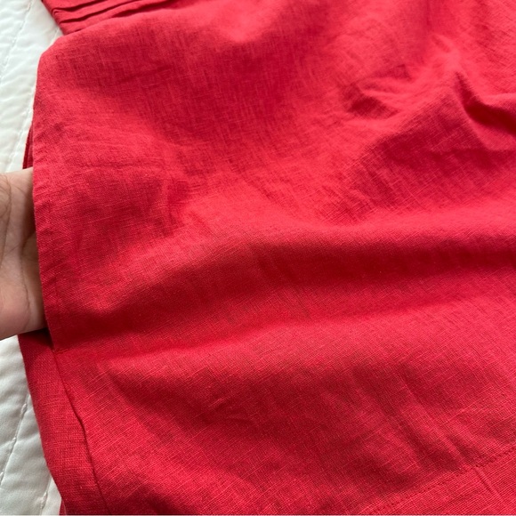 NWT Abercrombie & Fitch Linen-Blend Skort Mini Dress Size Medium - Picture 10 of 16